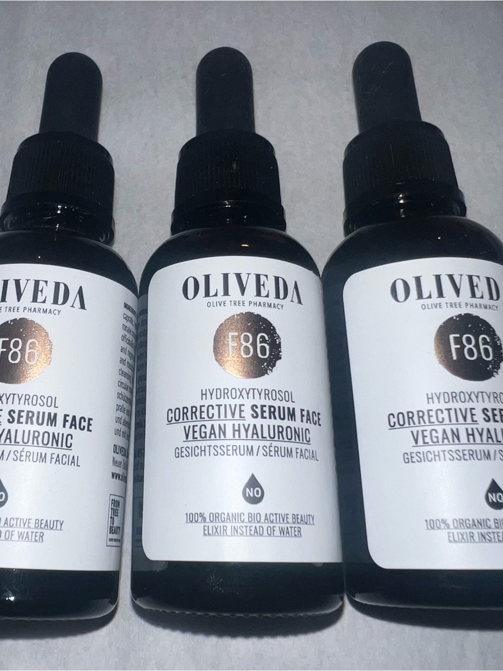 Oliveda F86 Corrective Face Serum – 3 Brand new bottles paid $302